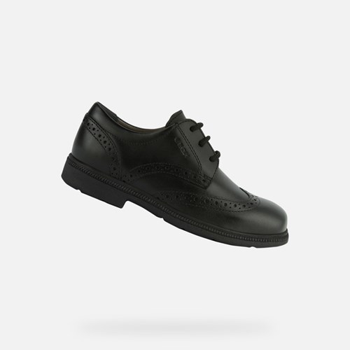 Chaussures Uniformes Geox Federico Garcon Noir | FEDGUW726