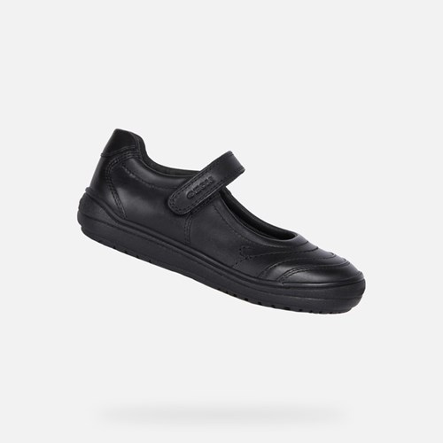 Chaussures Uniformes Geox Hadriel Fille Noir | QPNJRO458