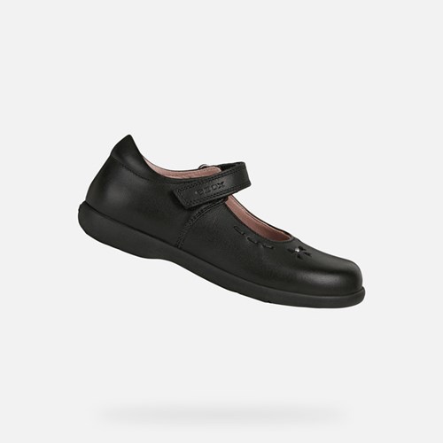 Chaussures Uniformes Geox Naimara Fille Noir | XWOTCA518