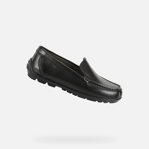 Chaussures Uniformes Geox New Fast Garcon Noir | MCWINX934