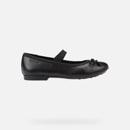Chaussures Uniformes Geox Plie Fille Noir | LYVURF261