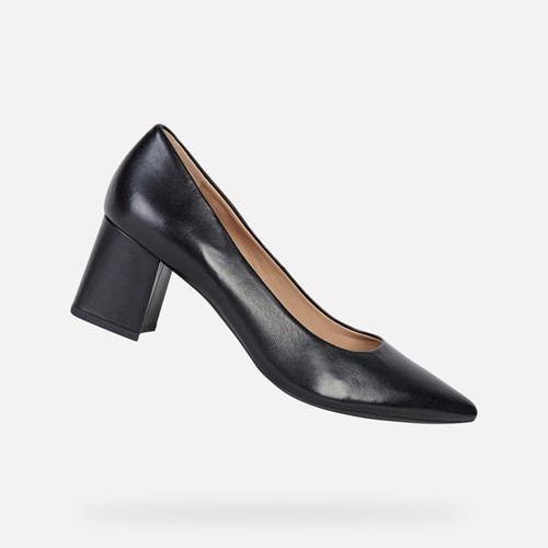 Compensées Geox Bigliana Femme Noir | JZRFYQ380