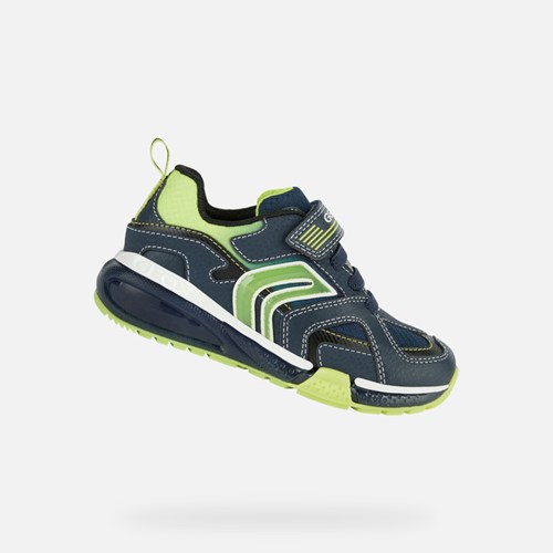 Light-up Shoes Geox Bayonyc Garcon Bleu Marine | RGJFVI732
