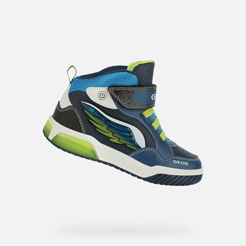 Light-up Shoes Geox Inek Garcon Bleu Marine | XIQMEV586
