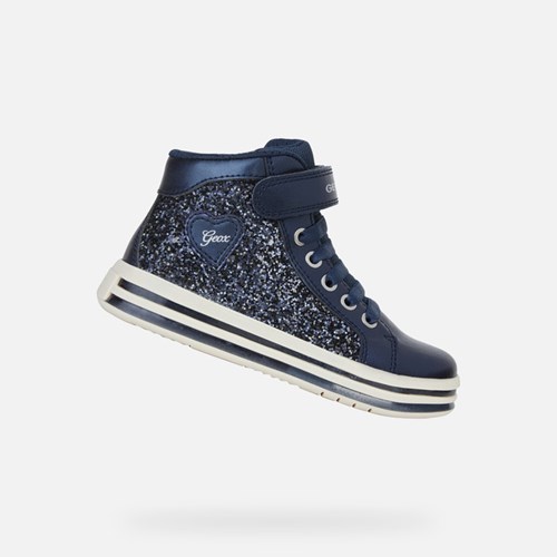 Light-up Shoes Geox Pawnee Fille Bleu Marine | AFZYWT870