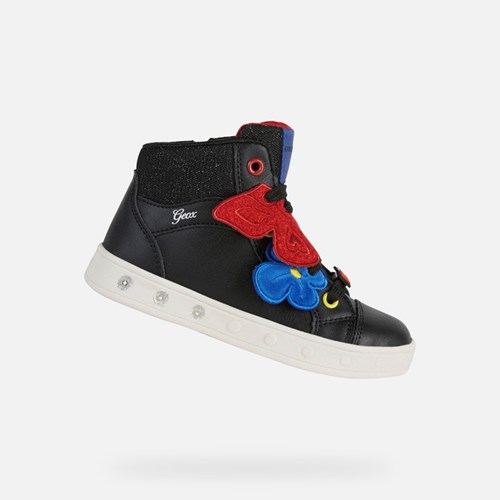 Light-up Shoes Geox Skylin Fille Noir Multicolore | DOIXYM257