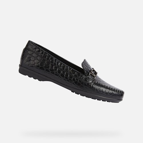 Loafers Geox Elidia Femme Noir | VNGYAJ438