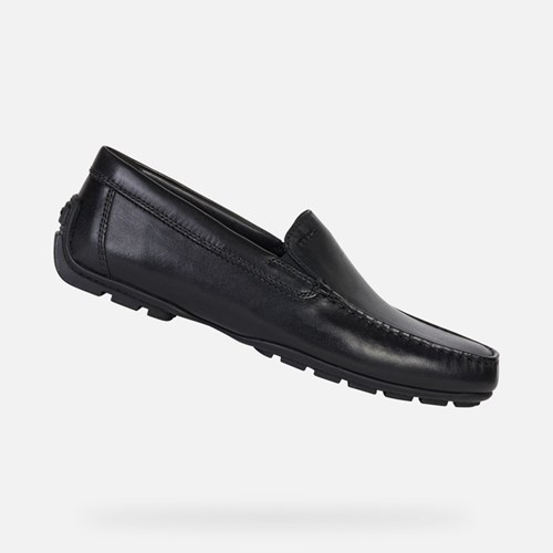 Loafers Geox Moner 2fit Homme Noir | QYKNPZ628