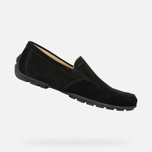 Loafers Geox Moner Homme Noir | MJPOHY481