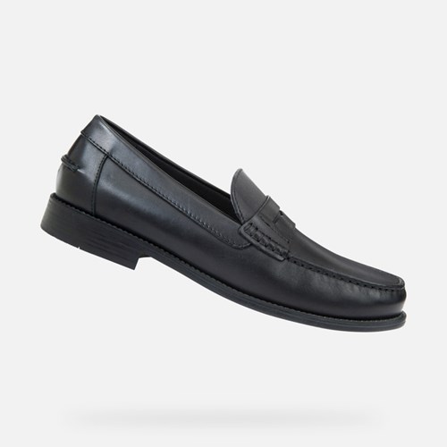 Loafers Geox New Damon Homme Noir | RIDAHB084