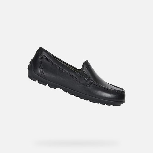 Loafers Geox New Fast Garcon Noir | YTZCLF286