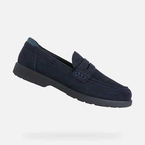 Loafers Geox Spherica Ec11 Homme Bleu Marine | QSNTEW196