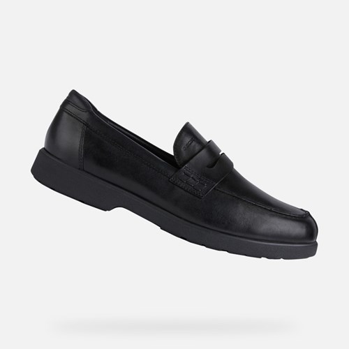 Loafers Geox Spherica Ec11 Homme Noir | LDMPYI748