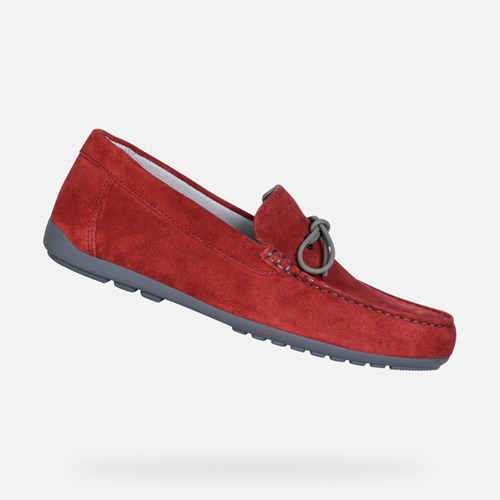 Loafers Geox Tivoli Homme Rouge | USXZFB285