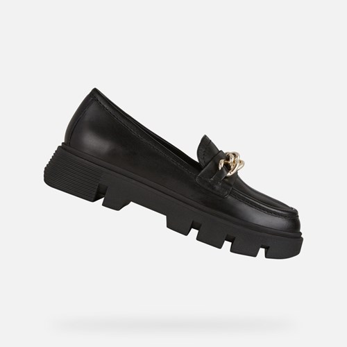 Loafers Geox Vilde Femme Noir | FOCVIW867