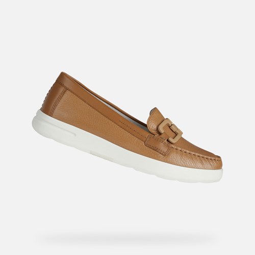Loafers Geox Xand 2j Femme Camel | JSLQAI501
