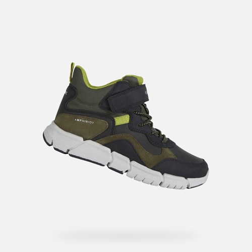 Mid-calf Boots Geox Flexyper Abx Garcon Vert | FIVBXL743