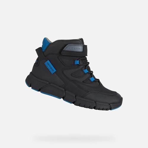 Mid-calf Boots Geox Flexyper Abx Garcon Noir | HBULEI417