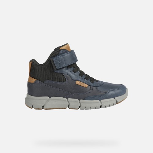Mid-calf Boots Geox Flexyper Garcon Bleu Marine | GMZBHT850
