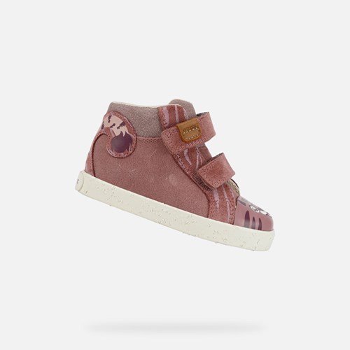 Mid-calf Boots Geox Kilwi Bebe Rose Foncé | BZRPAH682