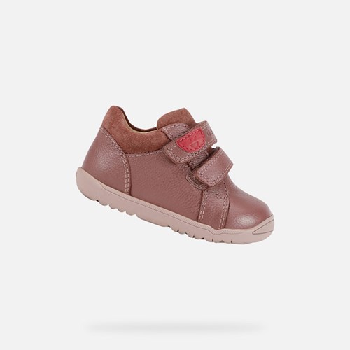 Mid-calf Boots Geox Macchia Bebe Rose Foncé | NQIOMY852