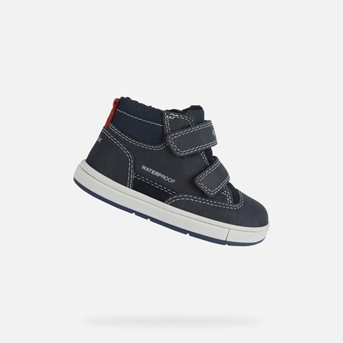 Mid-calf Boots Geox Trottola Bebe Bleu Marine | QCAYMF830