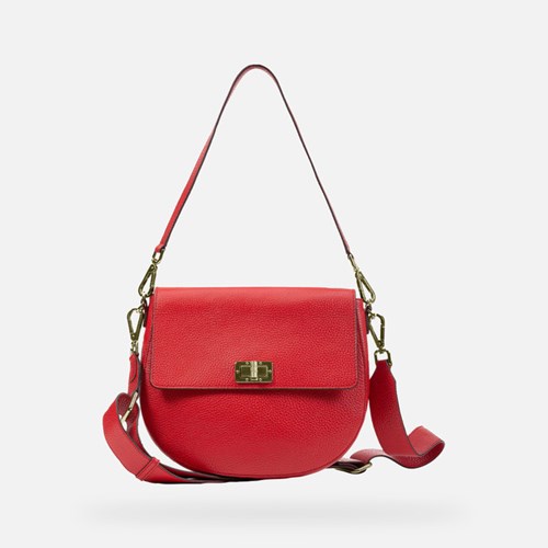 Sacs À Bandoulière Geox Flavie Femme Rouge | DUCVJF039