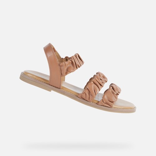 Sandales Geox Naileen Femme Marron | XCWJES812