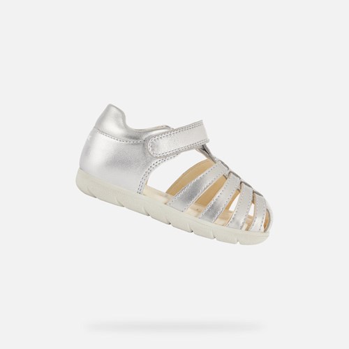Sandales Geox Sandal Alul Bebe Argent | IAZGWL196