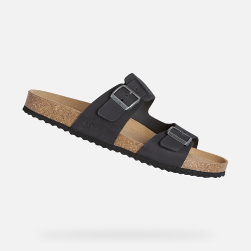 Sandales Geox Sandal Ghita Homme Noir | XONFGM657