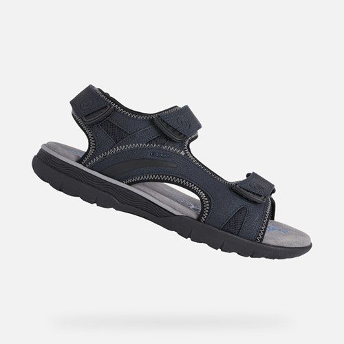 Sandales Geox Spherica Ec5 Homme Bleu Marine | GOQXSF641
