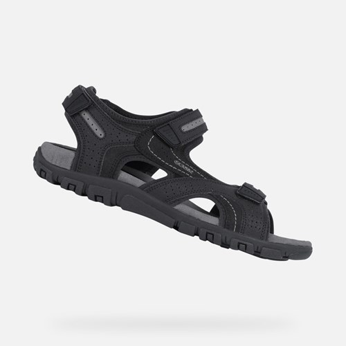 Sandales Geox Strada Homme Noir | AKCXEF247