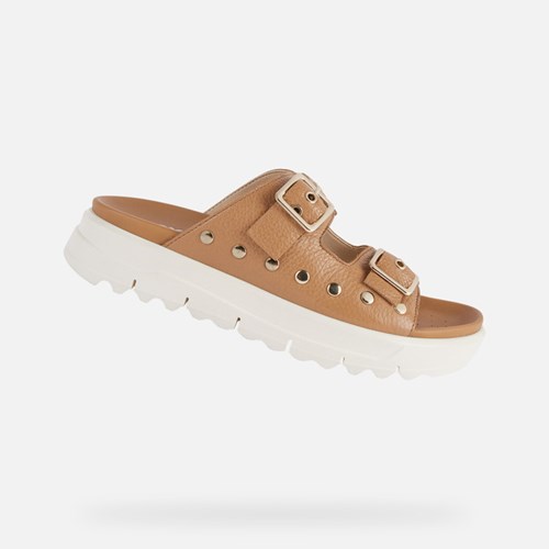 Sandales Geox Xand 2.1s Femme Camel | GLTKHJ078