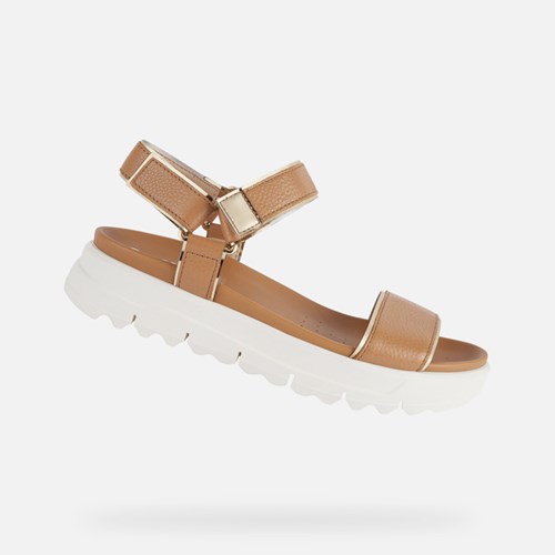 Sandales Geox Xand 2.1s Femme Doré Clair | ENISTV583