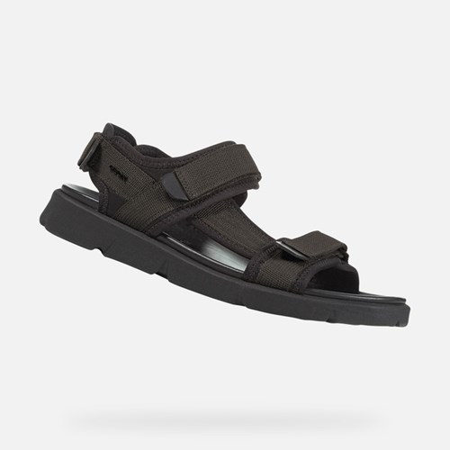 Sandales Geox Xand 2s Homme Grise Noir | LNGIPE820