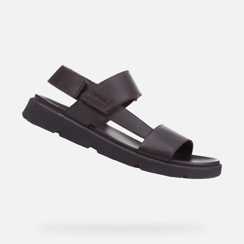Sandales Geox Xand 2s Homme Marron | OZBDSW902