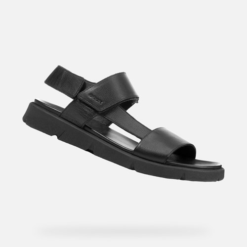 Sandales Geox Xand 2s Homme Noir | DVKMHG039