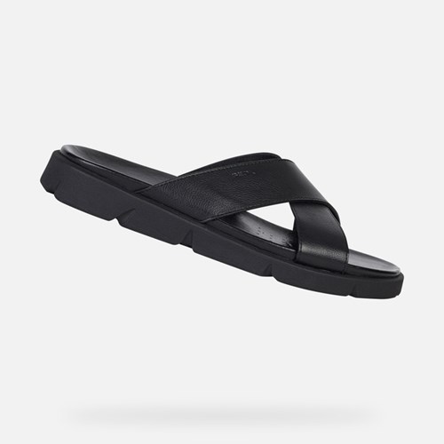 Sandales Geox Xand 2s Homme Noir | PTVEKQ146