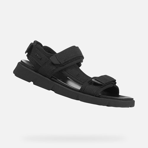 Sandales Geox Xand 2s Homme Noir | XZAHPR798