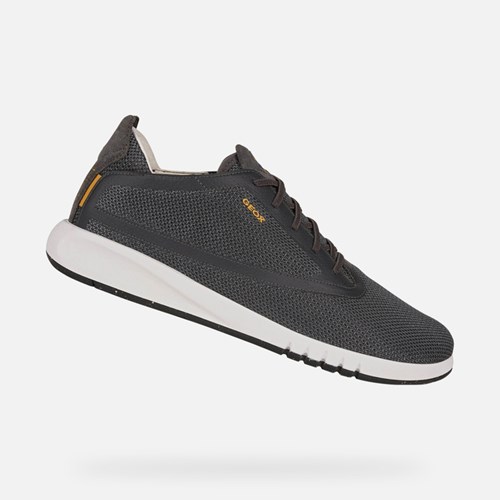 Slip On Geox Aerantis Homme Anthracite | NMXTPV297