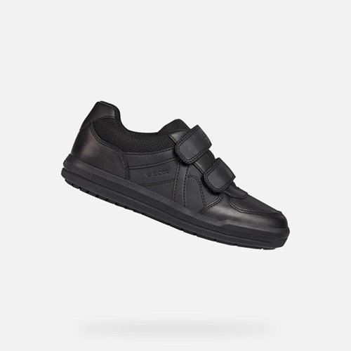 Slip On Geox Arzach Garcon Noir | OLKHTF532