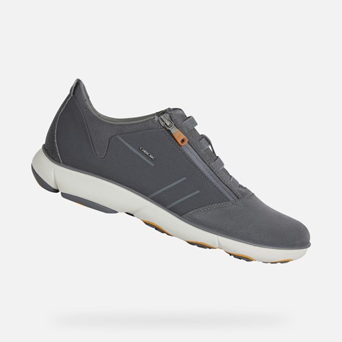 Slip On Geox Nebula Homme Anthracite | CUSMVH194