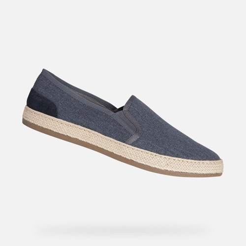 Slip On Geox Pantelleria Homme Bleu Marine | XHEMPG123