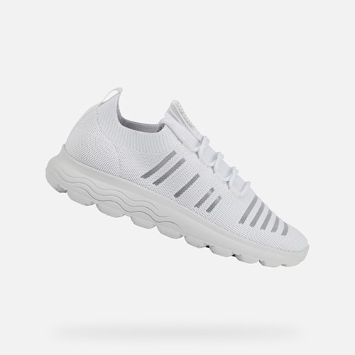 Slip On Geox Spherica Femme Blanche | VLKZWQ021