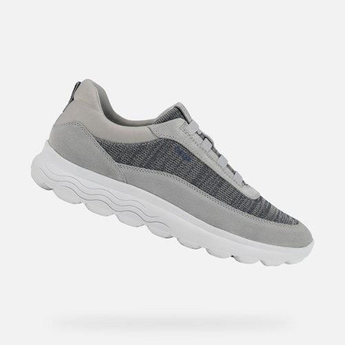 Slip On Geox Spherica Homme Grise Clair | SCBLTW231