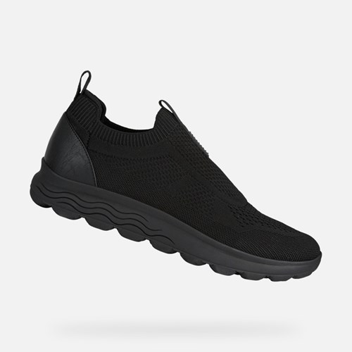Slip On Geox Spherica Homme Noir | USPKWB487