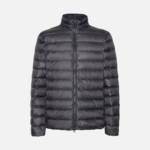 Vestes Décontractées Geox Dereck Homme Noir | KIELSB823