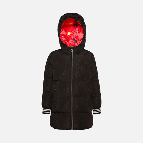 Vestes Décontractées Geox Jaylon Fille Noir | EQXVDU157