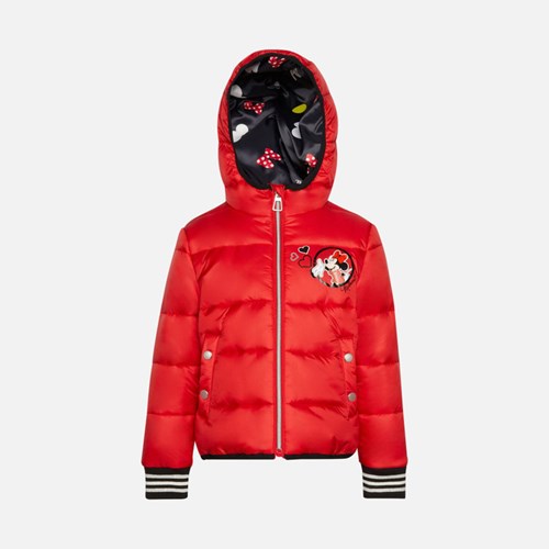 Vestes Décontractées Geox Jaylon Fille Rouge | CKSLMH439