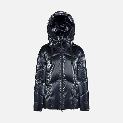 Vestes Décontractées Geox Teoclea Femme Noir | VKNIUT140